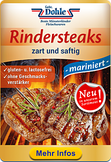 Rindersteaks – mariniert